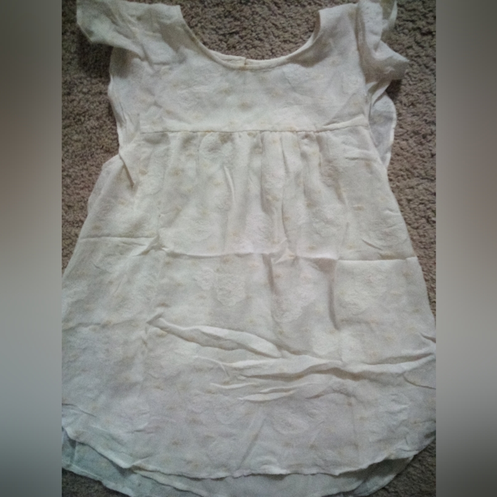 Medium Petite Blouse Beige by the Loft